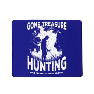 Gone Treasure Hunting Oak Island Funny Retro Metal Detector Gift Mousepad