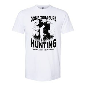 Gone Treasure Hunting Oak Island Funny Retro Metal Detector Gift Softstyle CVC T-Shirt