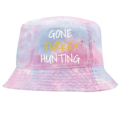 Gone Turkey Hunting Gift Tie-Dyed Bucket Hat