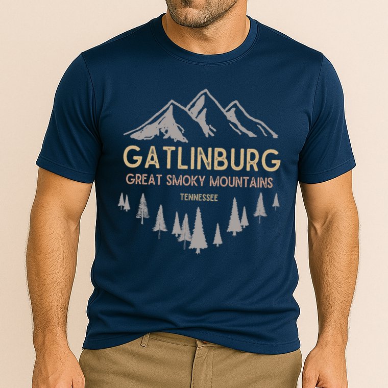 Gatlinburg Tennessee Hoodie Great Smoky Mountains Souvenir Cooling Performance Crew T-Shirt