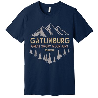 Gatlinburg Tennessee Hoodie Great Smoky Mountains Souvenir Premium T-Shirt