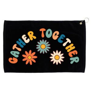 Gather Together Hippie Grommeted Golf Towel