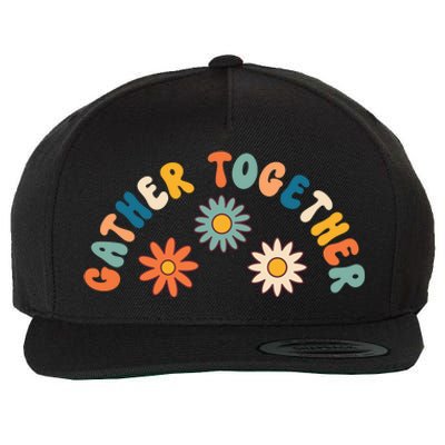 Gather Together Hippie Wool Snapback Cap