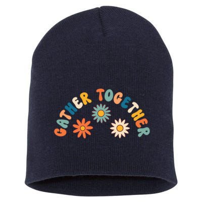 Gather Together Hippie Short Acrylic Beanie