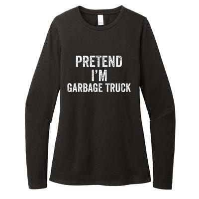 Garbage Truck Halloween Costume Pretend I'm Garbage Truck Womens CVC Long Sleeve Shirt