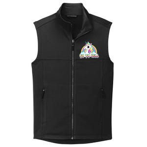 Go To Hell Pastel Goth Unicorn Collective Smooth Fleece Vest