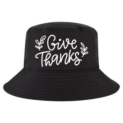 Give Thanks Holiday Thanksgiving Cool Comfort Performance Bucket Hat