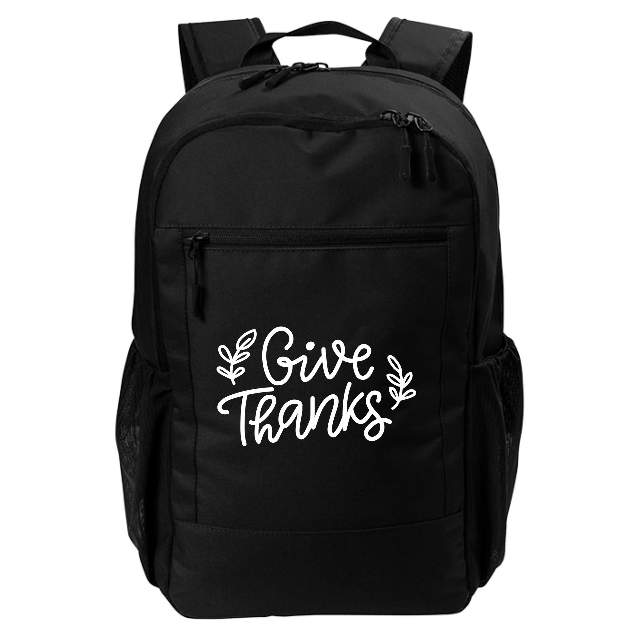 Give Thanks Holiday Thanksgiving Backpack