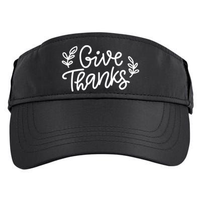 Give Thanks Holiday Thanksgiving Adult Drive Performance Visor