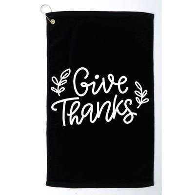 Give Thanks Holiday Thanksgiving Golf Towel