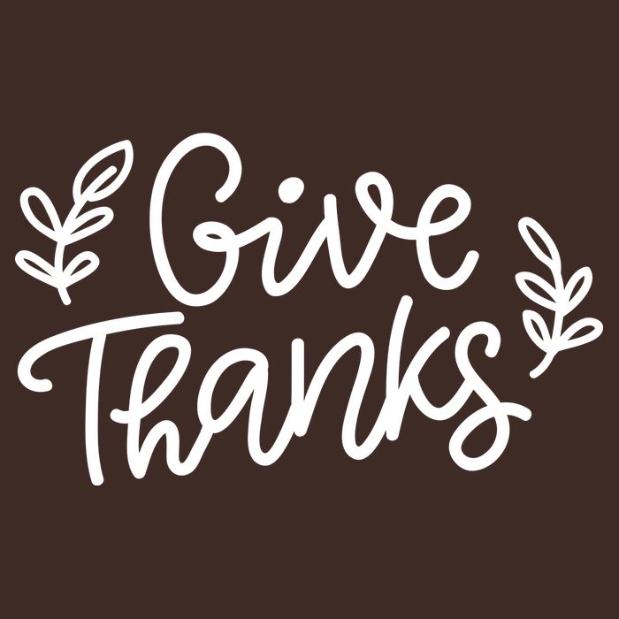 Give Thanks Holiday Thanksgiving Cooling Performance Crew T-Shirt