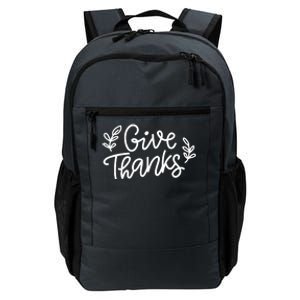 Give Thanks Holiday Thanksgiving Daily Commute Backpack