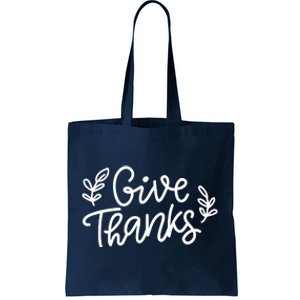 Give Thanks Holiday Thanksgiving Tote Bag