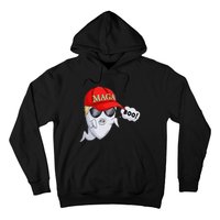 Ghost Trump Halloween Costume Maga Donald Trump Boo Gift Hoodie