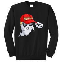 Ghost Trump Halloween Costume Maga Donald Trump Boo Gift Sweatshirt