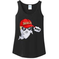 Ghost Trump Halloween Costume Maga Donald Trump Boo Gift Ladies Essential Tank