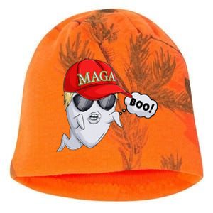 Ghost Trump Halloween Costume Maga Donald Trump Boo Gift Kati - Camo Knit Beanie