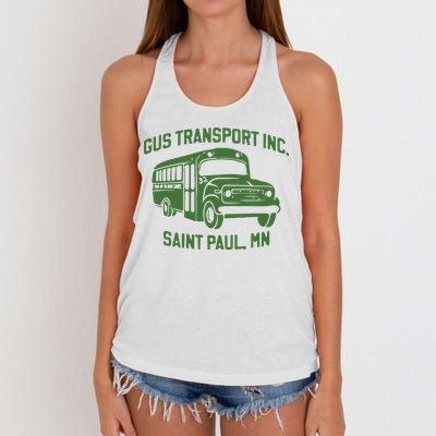 Gus Transport Inc Saint Paul Mn Women's Knotted Racerback Tank