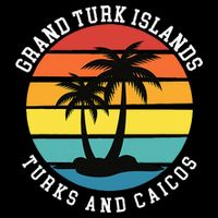 Grand Turk Islands Turks And Caicos Sunset Palm Trees Womens Tank Top
