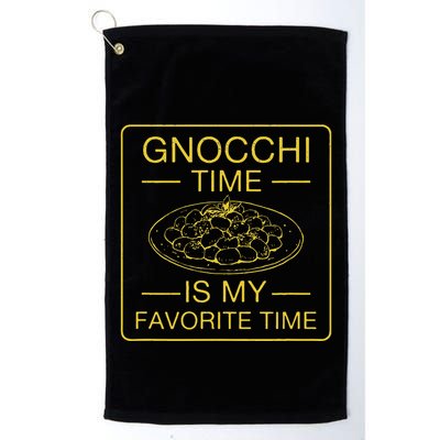 Gnocchi Time Is My Favorite Time Funny Italian Gnocchi Lover Golf Towel