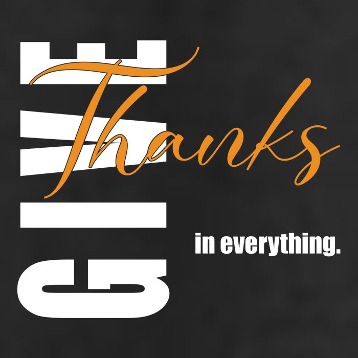 Give Thanks In Everything Thanksgiving Holiday Cool Comfort Performance Bucket Hat
