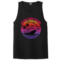 Grand Turk Island Cruise Retro Sunset Family Reunion PosiCharge Competitor Tank