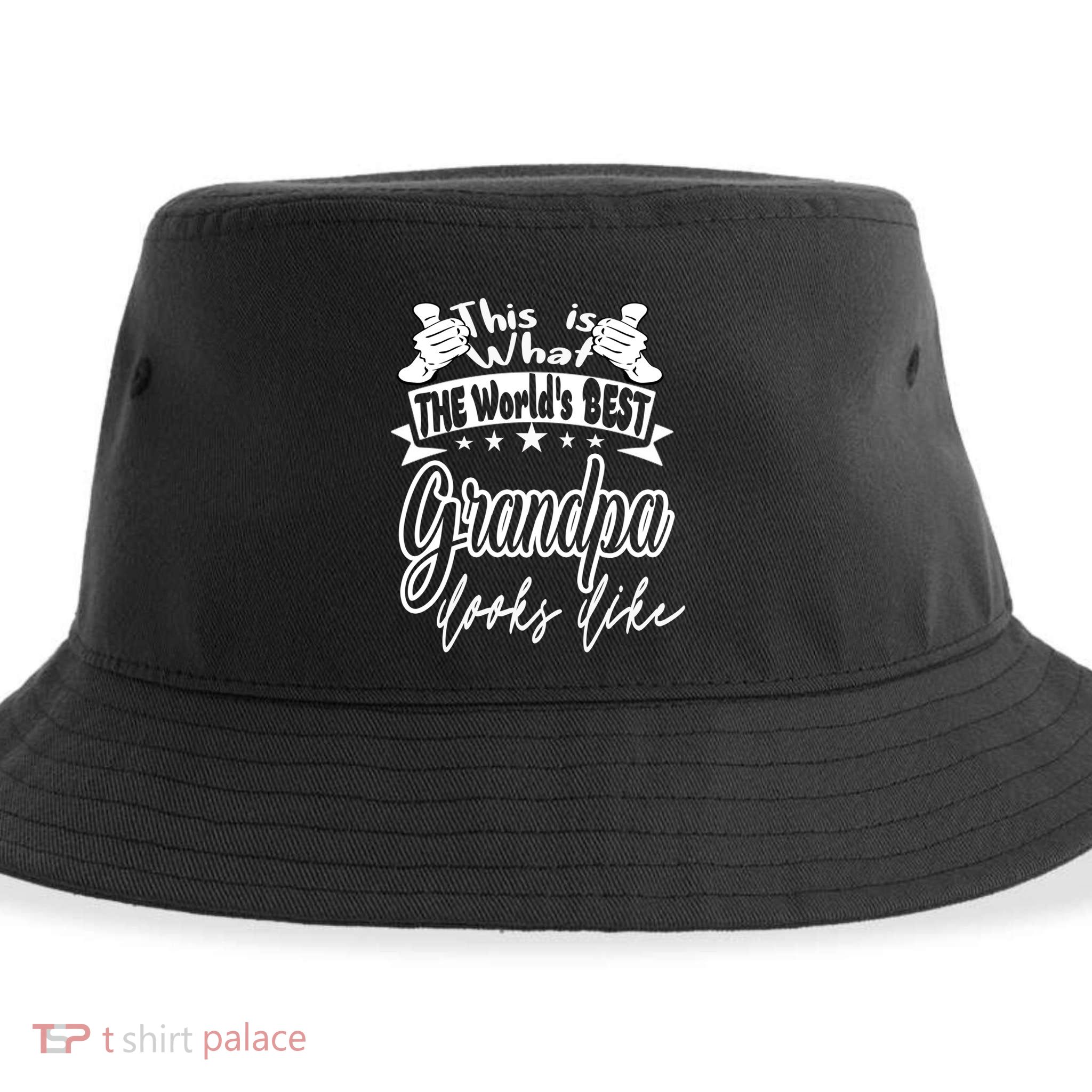 Grandpa This Is World's Best Grandpa Looks Like Cool Gift Sustainable Bucket Hat