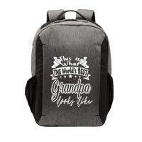 Grandpa This Is World's Best Grandpa Looks Like Cool Gift Vector Backpack