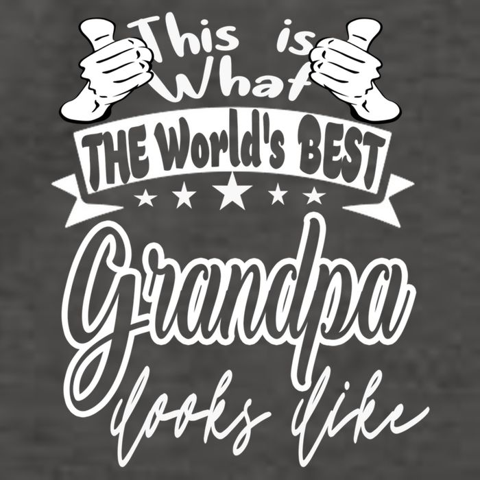 Grandpa This Is World's Best Grandpa Looks Like Cool Gift Vector Backpack