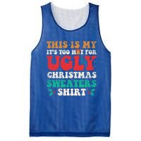 Groovy This Is My ItS Too Hot For Ugly Christmas Gift Mesh Reversible Basketball Jersey Tank