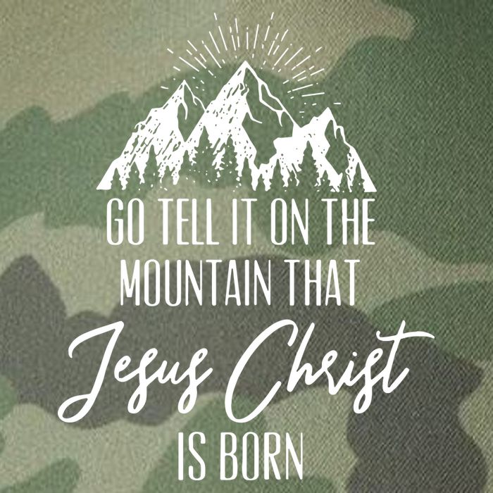 Go Tell It On The Mountain That Jesus Christ Is Born Legacy Tie Dye Trucker Hat