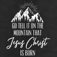 Go Tell It On The Mountain That Jesus Christ Is Born Golf Towel