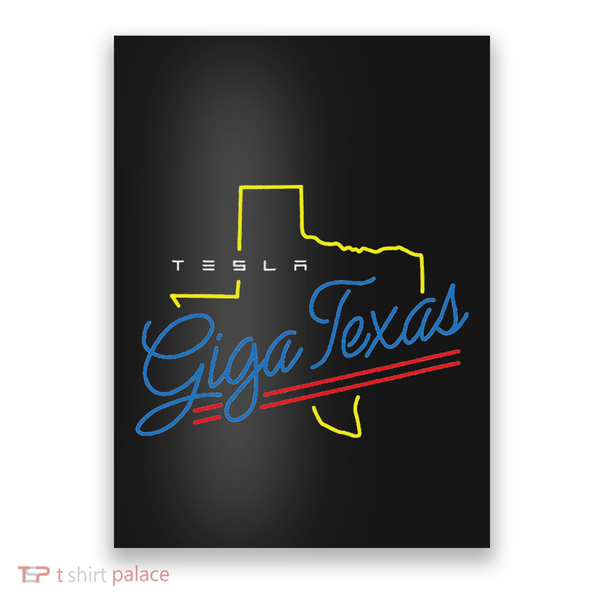Giga Texas Inspired Poster
