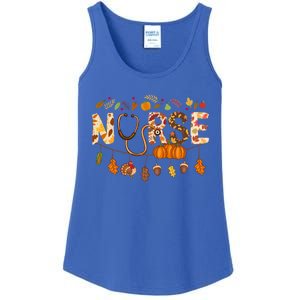 Giving Thanks In Fall Style: Nurse Thanksgiving Funny Gift Design Gift Ladies Essential Tank