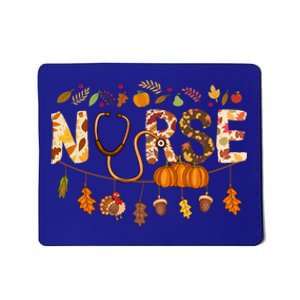 Giving Thanks In Fall Style: Nurse Thanksgiving Funny Gift Design Gift Mousepad