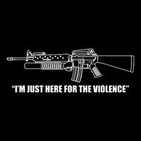 Garand Thumb IM Just Here For The Violence 16 in Basic Backpack