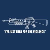 Garand Thumb IM Just Here For The Violence Infant Baby Jersey Bodysuit