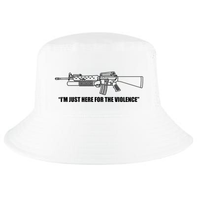 Garand Thumb IM Just Here For The Violence Cool Comfort Performance Bucket Hat