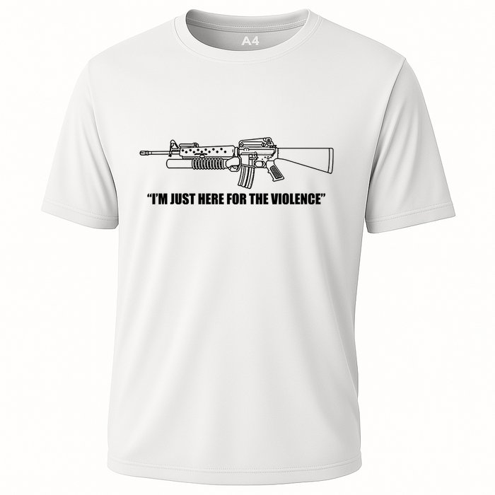 Garand Thumb IM Just Here For The Violence Cooling Performance Crew T-Shirt
