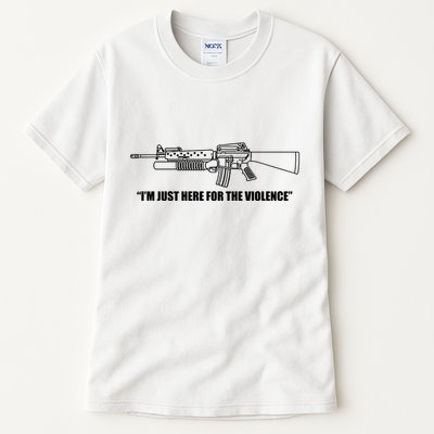 Garand Thumb IM Just Here For The Violence Tall T-Shirt