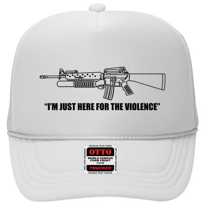 Garand Thumb IM Just Here For The Violence Trucker Hat