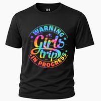 Girl Trip In Progress Tie Dye Cooling Performance Crew T-Shirt