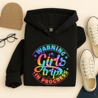 Girl Trip In Progress Tie Dye Hoodie