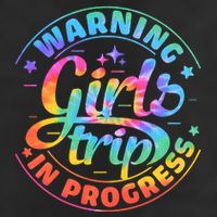 Girl Trip In Progress Tie Dye 11oz C Handle Ceramic Mug