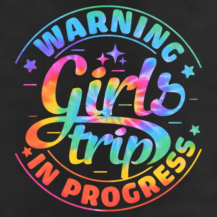Girl Trip In Progress Tie Dye 11oz C Handle Ceramic Mug
