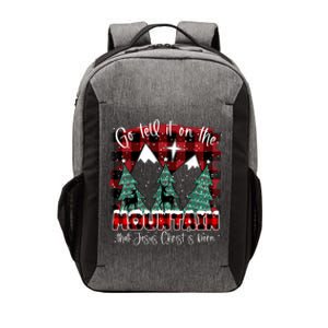 Go Tell It On The Mountain That Jesus Christ Is Born Vector Backpack