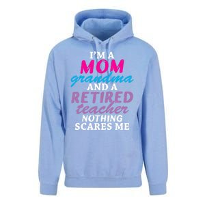 Grandma Teachers I'm A Mom Grandma And A Retired Teacher Gift Unisex Surf Hoodie