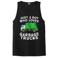 Garbage Truck Just A Boy Who Loves Garbage Trucks PosiCharge Competitor Tank