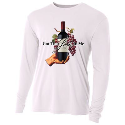 Got That Josh Wine In Me Cooling Performance Long Sleeve Crew