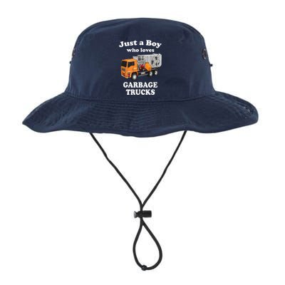 Garbage Truck Just A Boy Who Loves Garbage Trucks Legacy Cool Fit Booney Bucket Hat